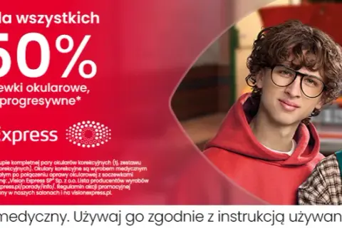 Vision Express ile lat tyle procent zniżki - zniżki, które zaskoczą każdego