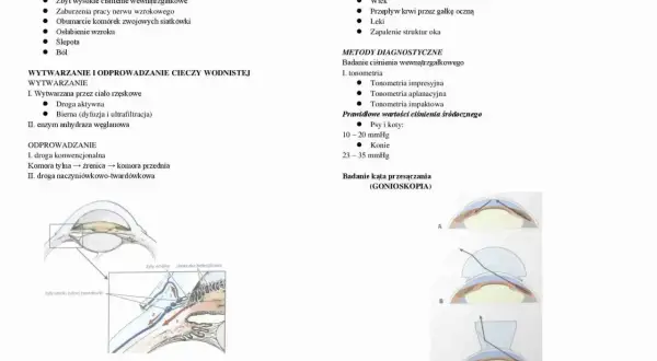 Badanie kąta przesączania oka, czyli gonioskopia, jest kluczowe w diagnostyce jaskry.