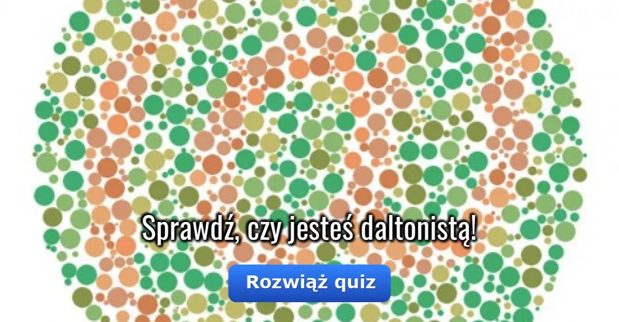 Zdjęcie Test czy jestem daltonistą - poznaj skuteczne metody diagnozy